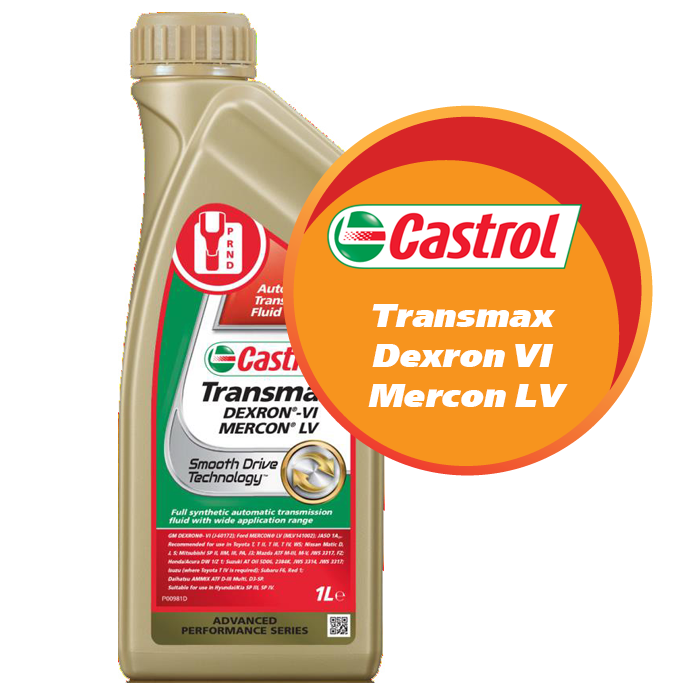 Трансмиссионное масло castrol transmax dexron vi mercon lv