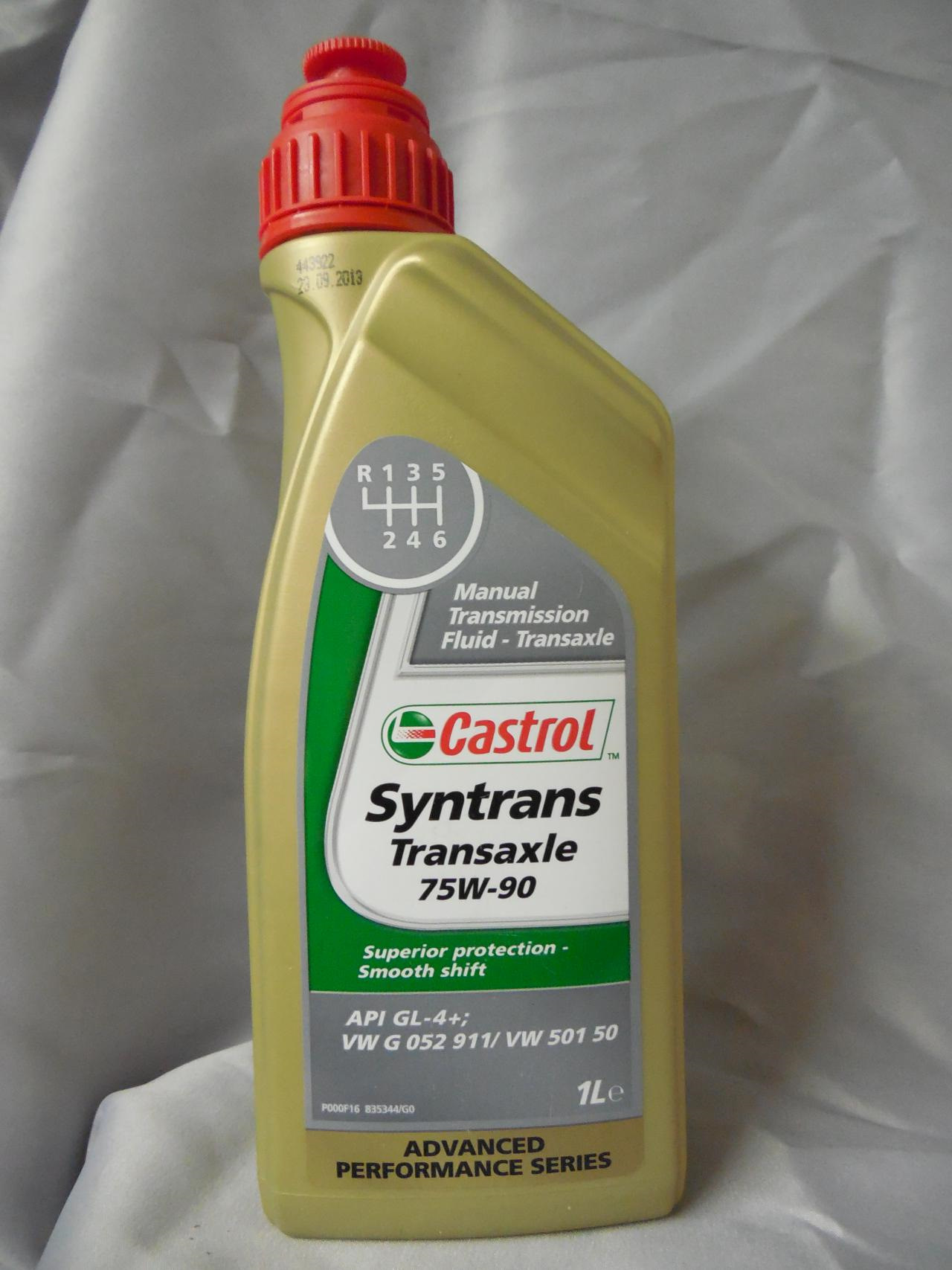 Трансмиссионное масло castrol syntrans v fe 75w-80