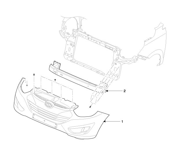 Как снять передний бампер хендай солярис своими руками фото инструкция как поменять передний бампер солярис
