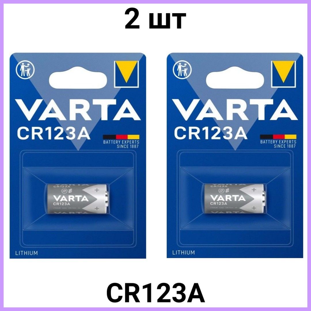Характеристики литиевой батарейки cr123a