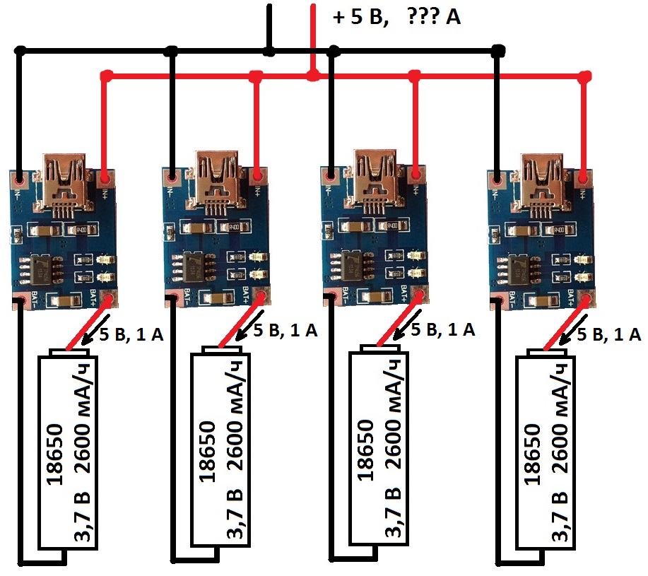 Схема зарядки литий ионных аккумуляторов схема