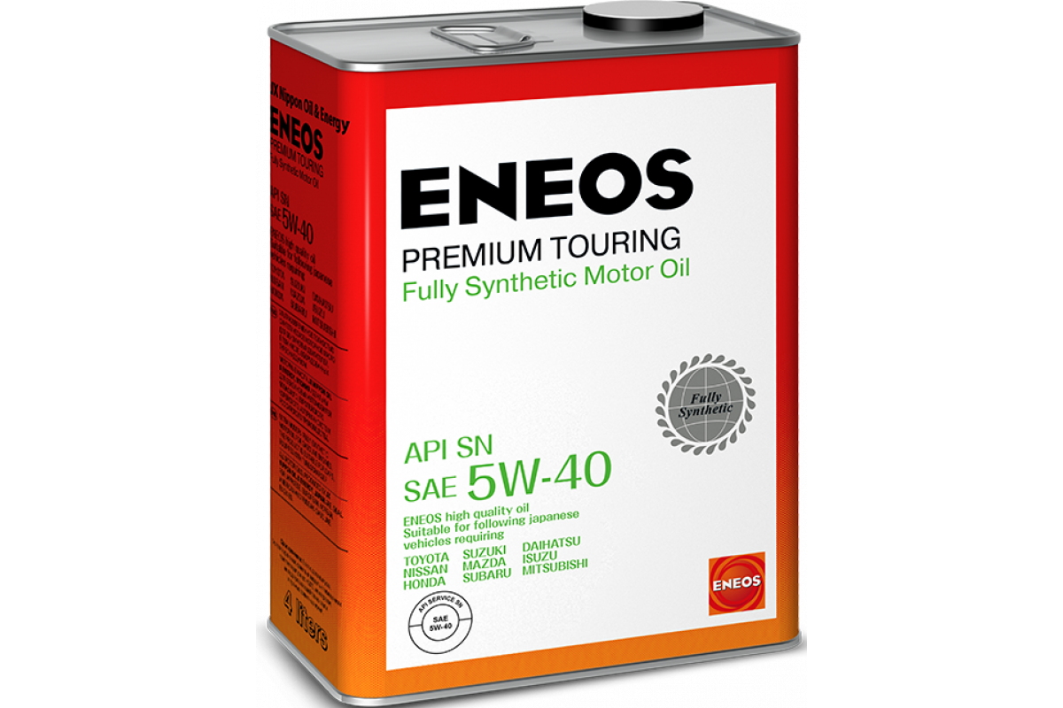 Вмпавто масло 5w40 синтетика цена. ENEOS Premium Touring SN 5w-40 4л 8809478942162. 8809478942162 ENEOS.