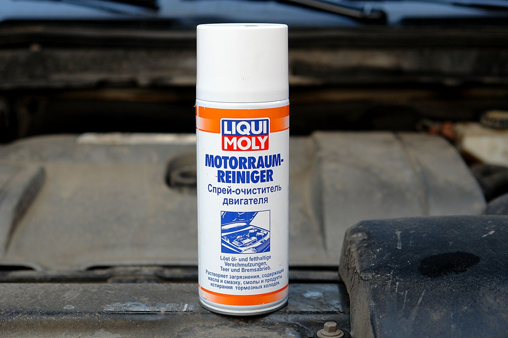Очиститель двигателя серии motorraum-reiniger от liqui moly — безопасное средство для бензиновых и для дизельных агрегатов