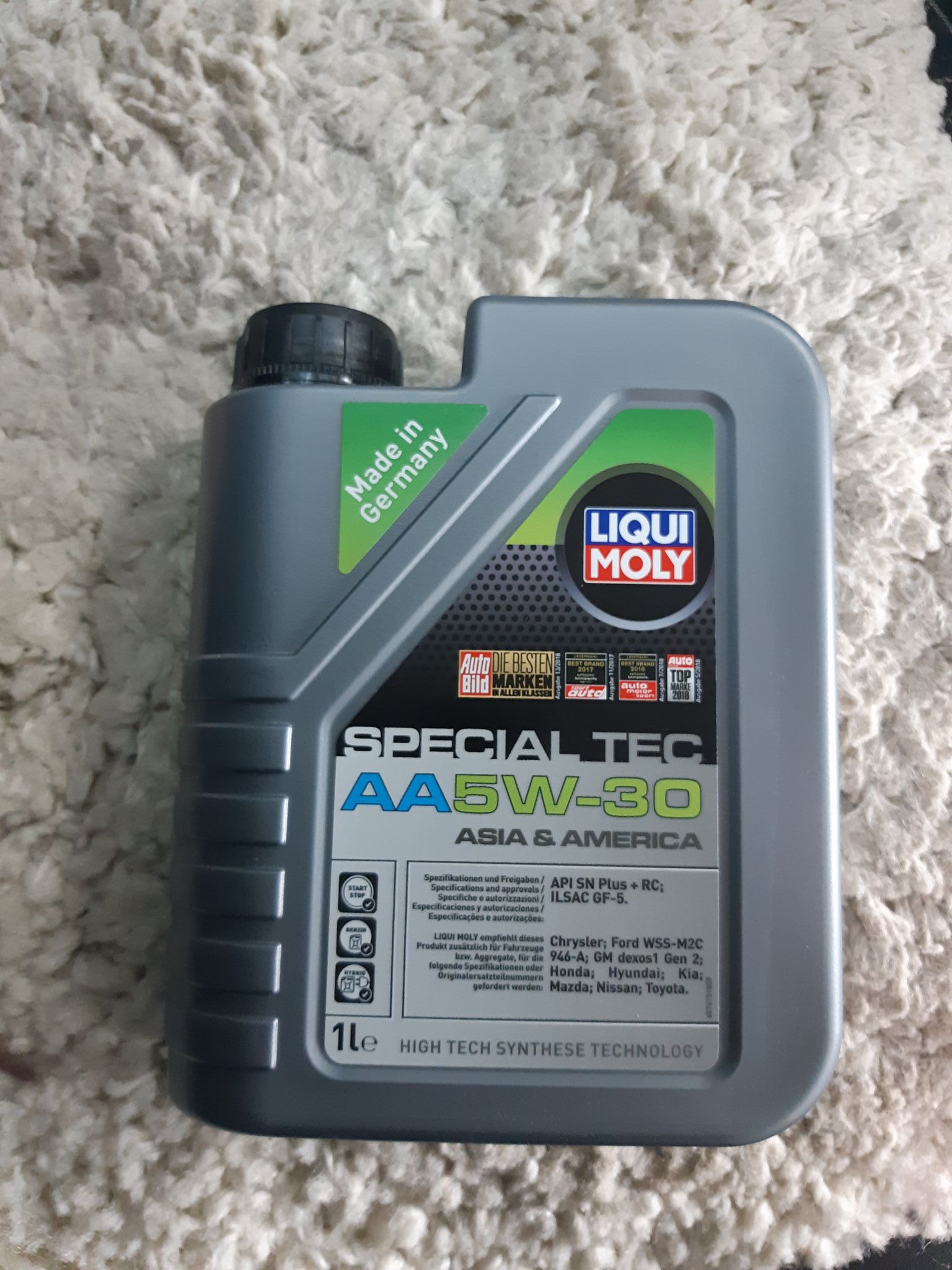 Детальный обзор моторного масла liqui moly special tec aa 5w-30