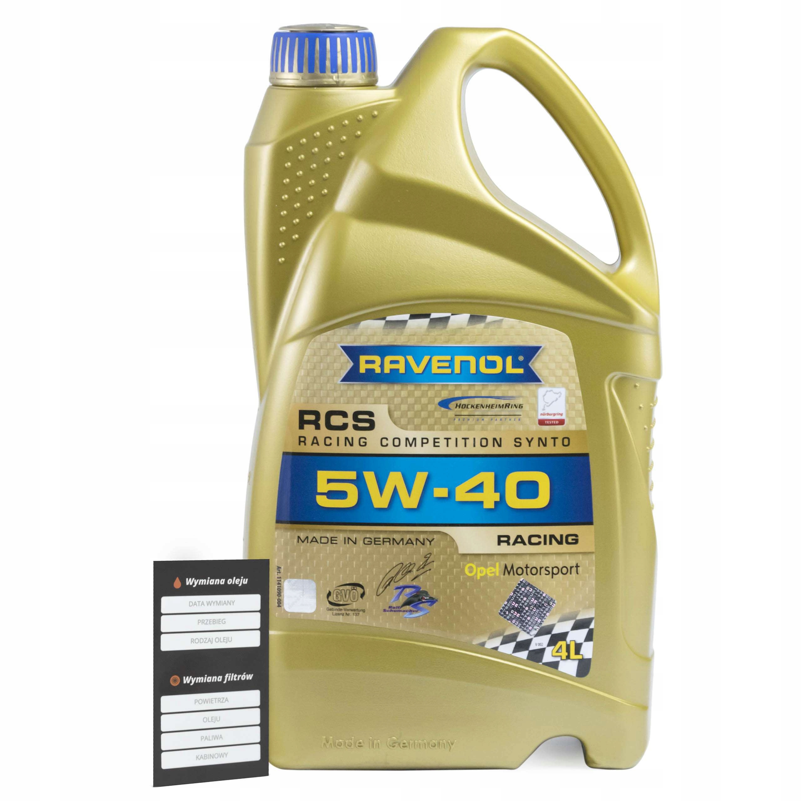 Моторное масло ravenol 5w40