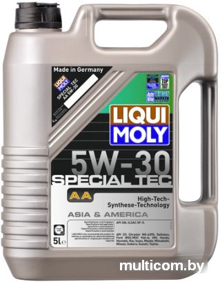 Масло liqui moly special tec aa 5w30: технические характеристики и отзывы